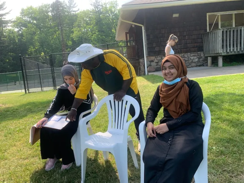 Junior cricket session