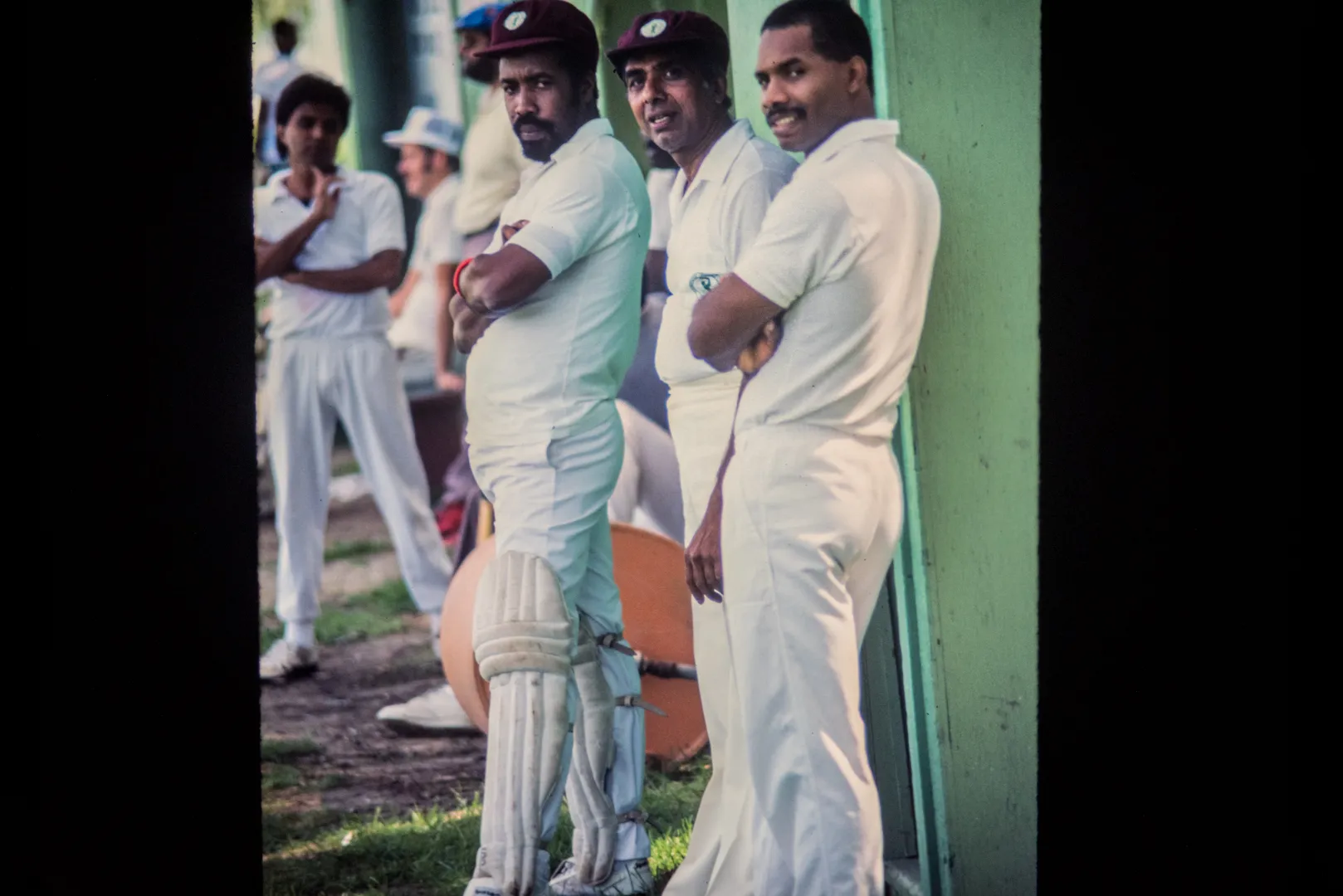 Dave Sieunarine, Louis McLean and Richard Forde at Mississauga — mid 1980s
