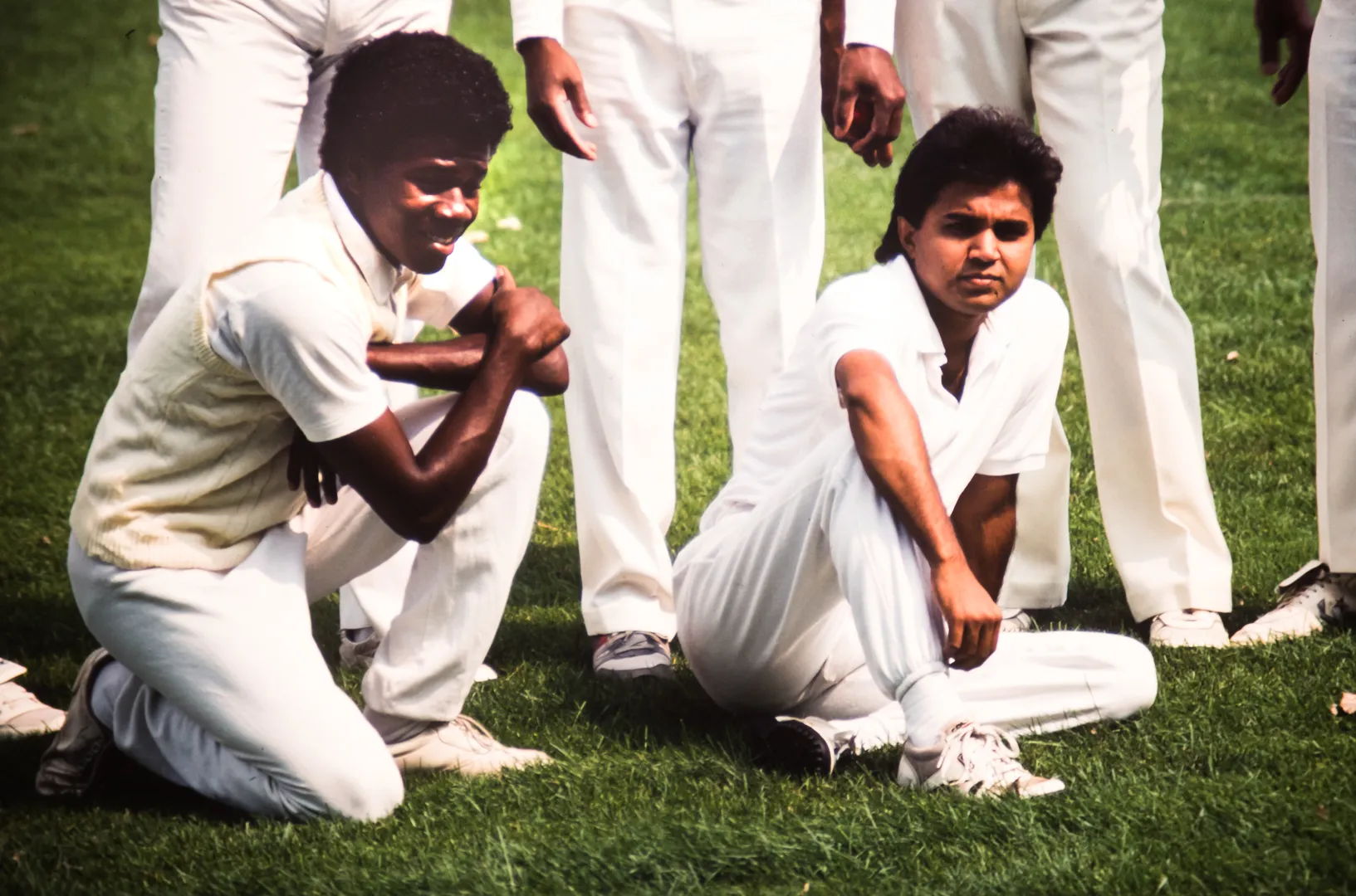 Garth Daley and Raju Patel at Mississauga — mid 1980s